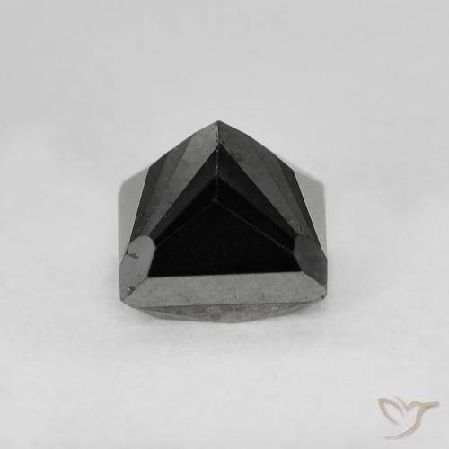 Diamante Negro natural de 0.98 ct, Cuadrado, Opaco