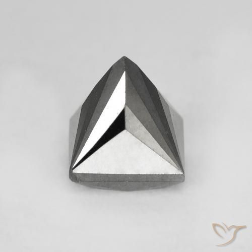 Diamante Negro natural de 1.04 ct, Cuadrado, Opaco