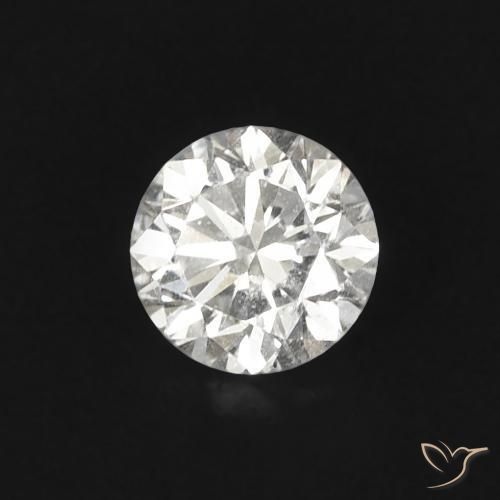 Diamante H natural de 0.24 ct, Corte Redondo, VS