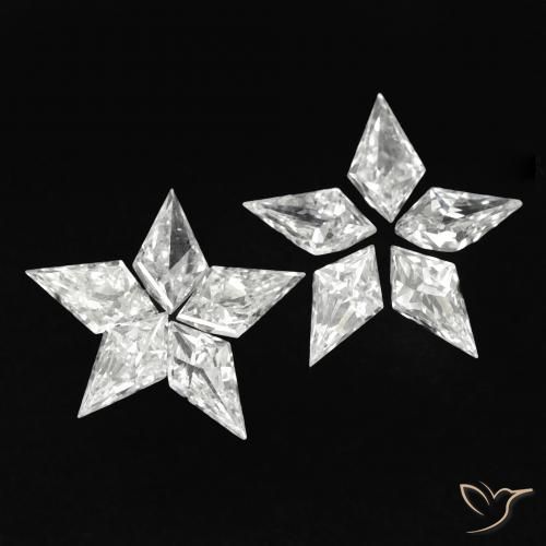 Gemas de Diamante H natural de 0.30 ct, Elegante, VVS