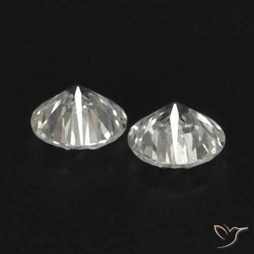 Gemas de Diamante I natural de 0.16 ct, Redondo, VVS-VS