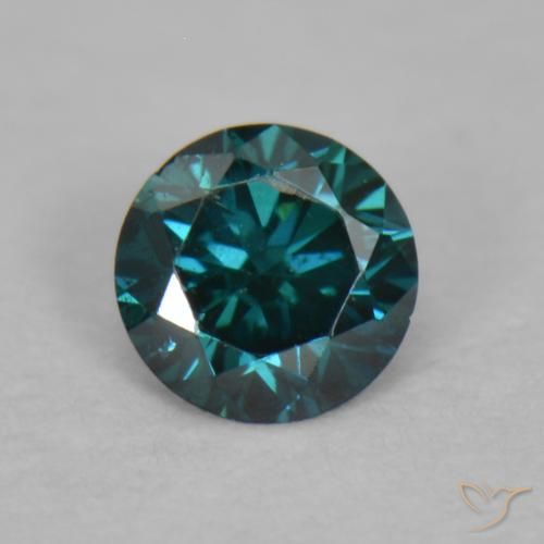 0.06ct Natural Verde Diamante, Redondo, VS