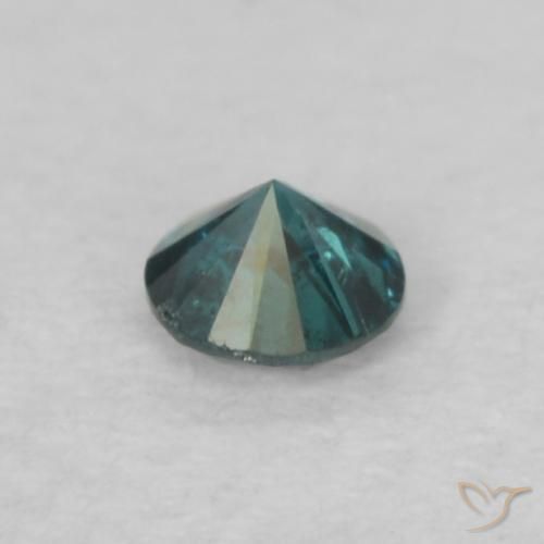 Diamante Azul natural de 0.05 ct, Redondo, VS-SI