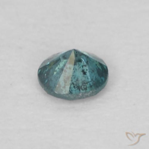 Diamante Azul natural de 0.05 ct, Redondo, VS-SI
