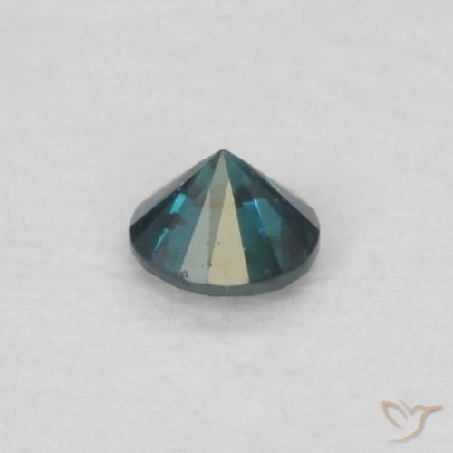 Diamante Azul natural de 0.04 ct, Redondo, VS