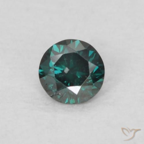 0.05ct Natural Verde Diamante, Redondo, VS