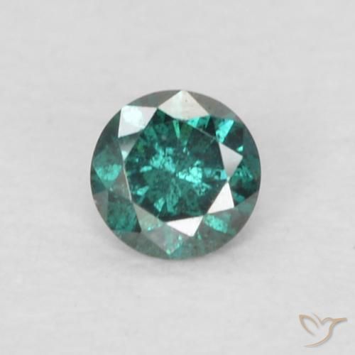 0.05ct Natural Verde Diamante, Redondo, VS