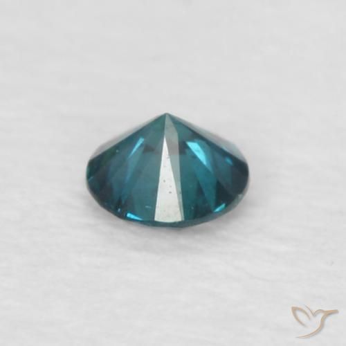 Diamante Azul natural de 0.05 ct, Redondo, VVS-VS