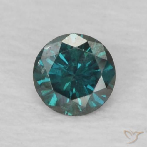 0.06ct Natural Verde Diamante, Redondo, VS