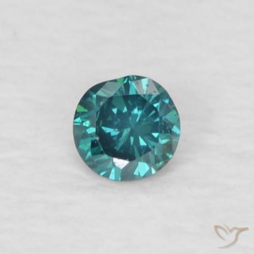 0.04ct Natural Verde Diamante, Redondo, VS
