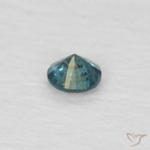 Diamante Verde natural de 0.03 ct, Redondo, VVS-VS