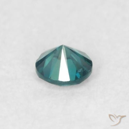 Diamante Azul natural de 0.05 ct, Redondo, VVS-VS