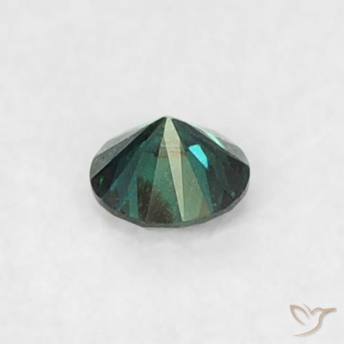 Diamante Verde natural de 0.05 ct, Redondo, VVS-VS