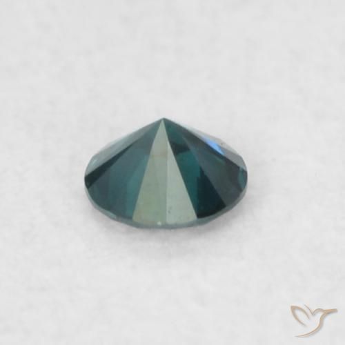 Diamante Azul natural de 0.04 ct, Redondo, VVS-VS