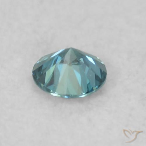 Diamante Azul natural de 0.05 ct, Redondo, VS