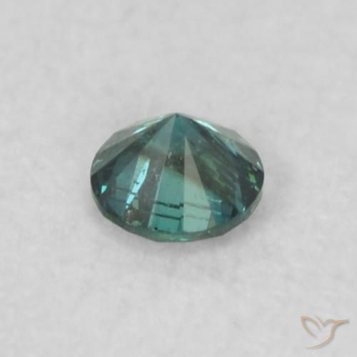 Diamante Verde natural de 0.05 ct, Redondo, SI