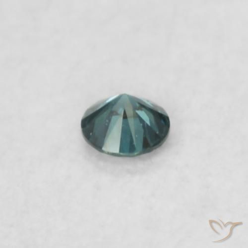 Diamante Azul natural de 0.02 ct, Redondo, VS