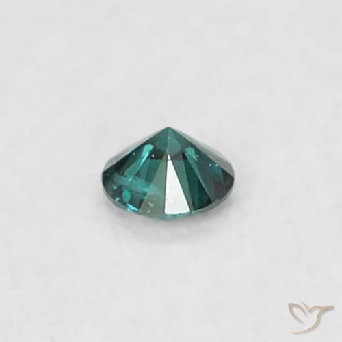 Diamante Verde natural de 0.02 ct, Redondo, SI