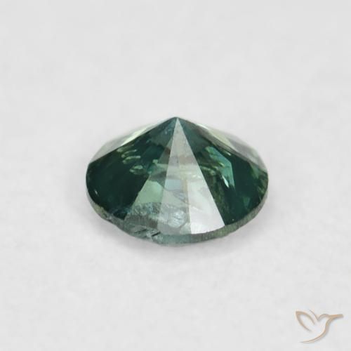 Diamante Verde natural de 0.06 ct, Redondo, VVS-VS