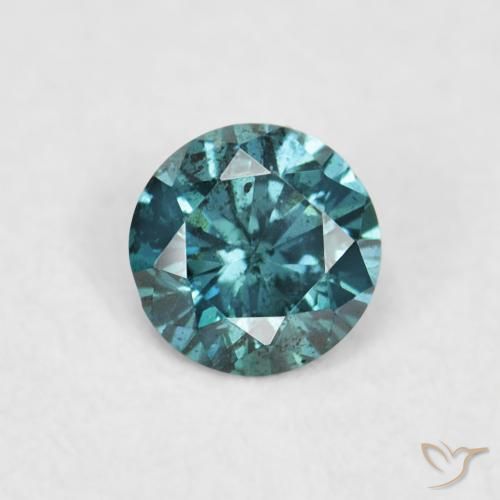 0.05ct Natural Verde Diamante, Redondo, VVS-VS