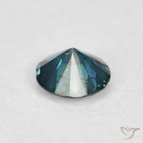 Diamante Verde natural de 0.05 ct, Redondo, VVS-VS