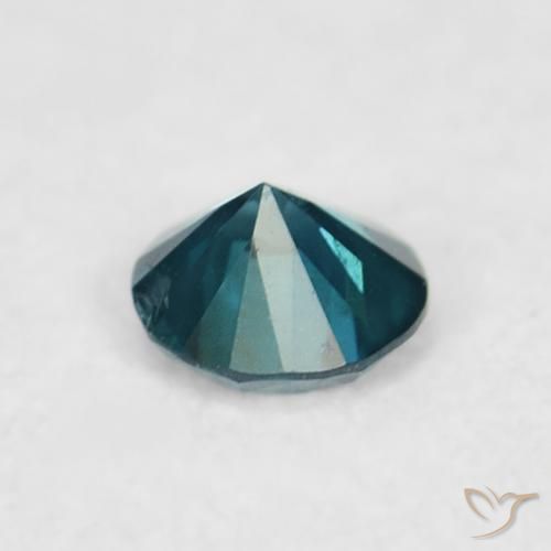 Diamante Azul natural de 0.05 ct, Redondo, VVS-VS