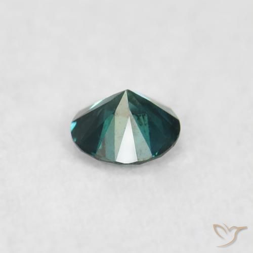 Diamante Azul natural de 0.03 ct, Redondo, VS