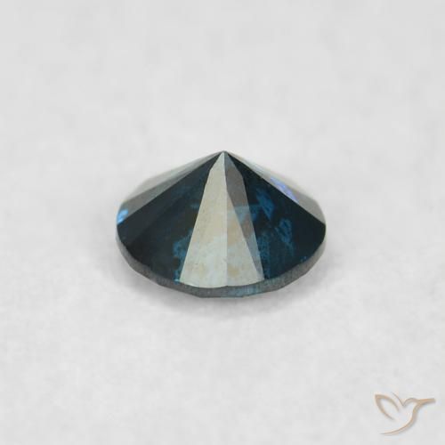 Diamante Azul natural de 0.06 ct, Redondo, VS