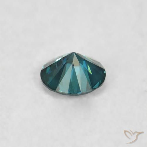 Diamante Verde natural de 0.03 ct, Redondo, VS