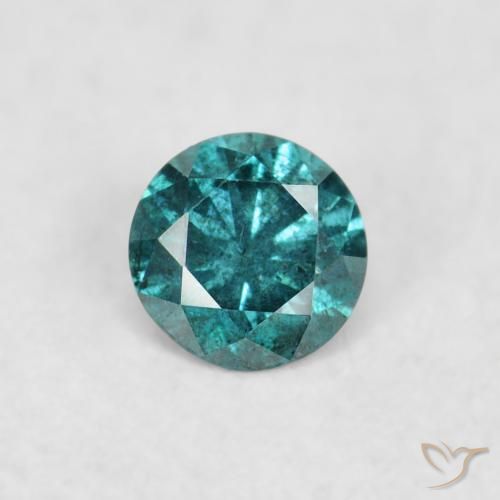 0.06ct Natural Verde Diamante, Redondo, VS