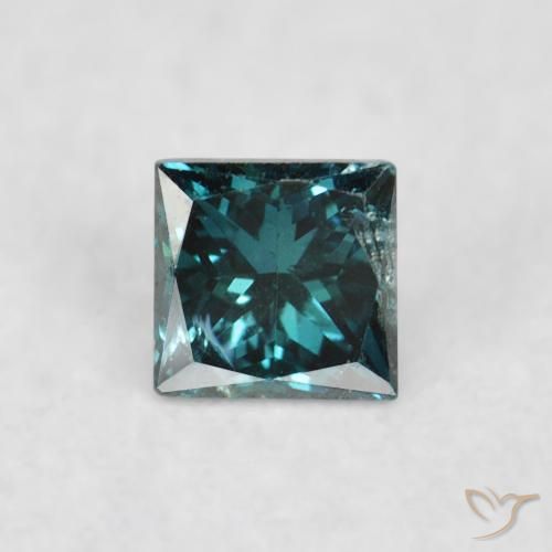 0.07ct Natural Verde Diamante, Cuadrado, VS