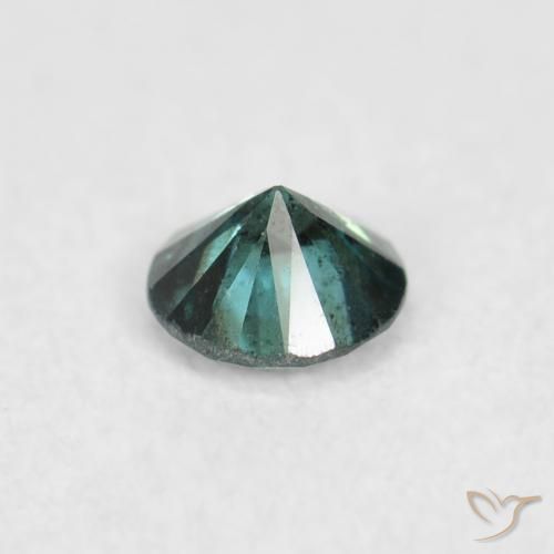 Diamante Verde natural de 0.06 ct, Redondo, VS-SI