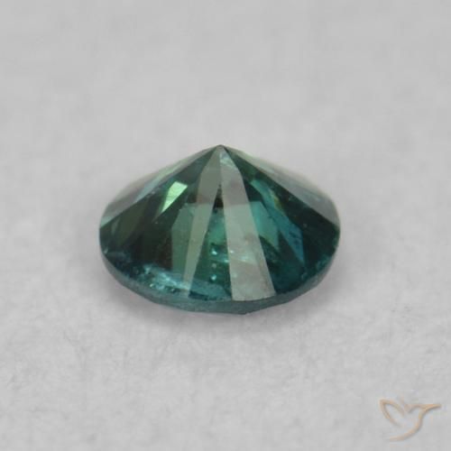 Diamante Verde natural de 0.06 ct, Redondo, VS-SI