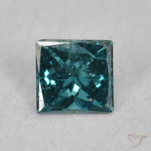 0.05ct Natural Verde Diamante, Cuadrado, VS-SI