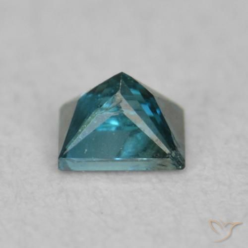 Diamante Azul natural de 0.05 ct, Cuadrado, VS-SI