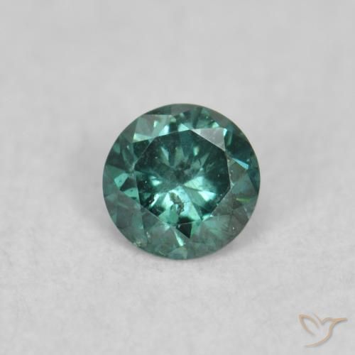 0.05ct Natural Verde Diamante, Redondo, SI