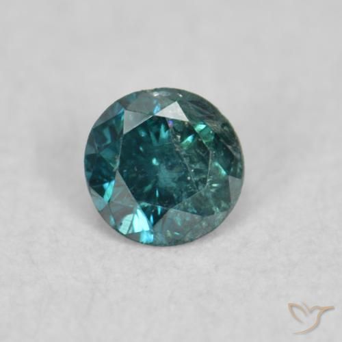 0.05ct Natural Verde Diamante, Redondo, SI