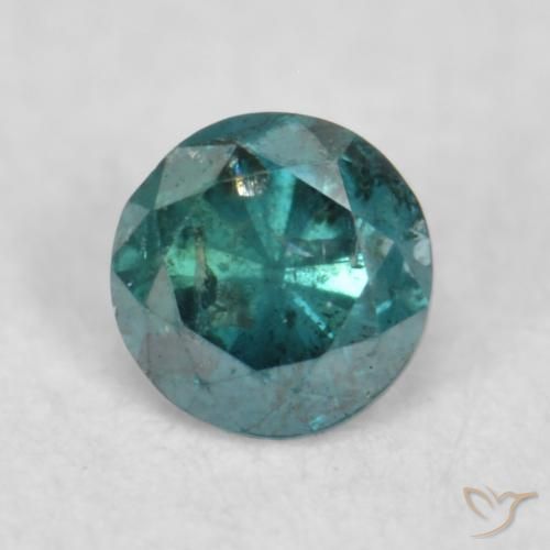 0.08ct Natural Verde Diamante, Redondo, SI