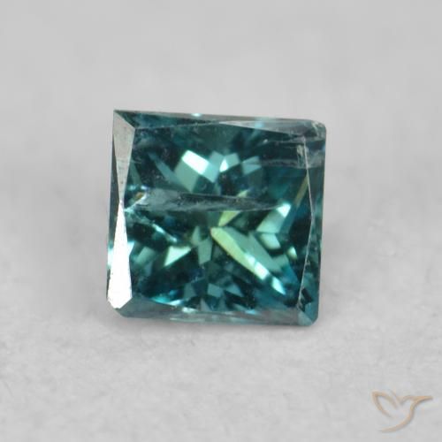 0.07ct Natural Azul Diamante, Cuadrado, VS