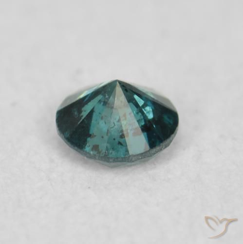 Diamante Verde natural de 0.07 ct, Redondo, VS