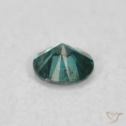 Diamante Verde natural de 0.05 ct, Redondo, VS