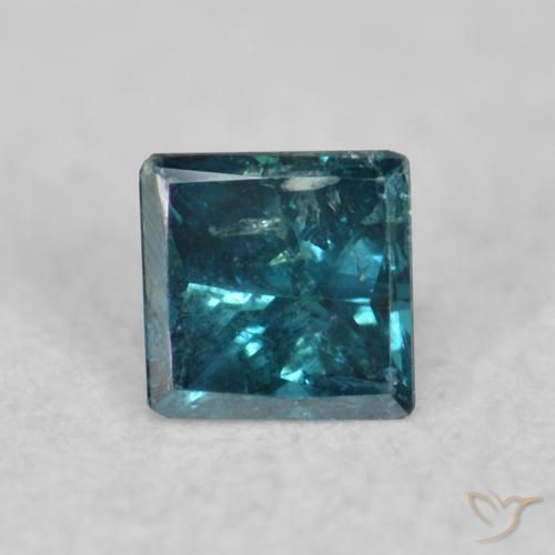 0.04ct Natural Azul Diamante, Cuadrado, VS