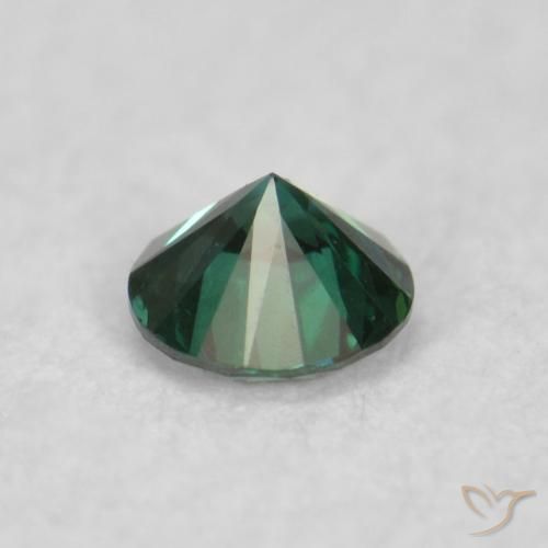 Diamante Verde natural de 0.06 ct, Redondo, VS