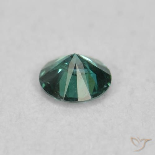 Diamante Verde natural de 0.06 ct, Redondo, VS-SI
