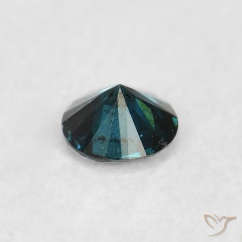 Diamante Azul natural de 0.05 ct, Redondo, VS