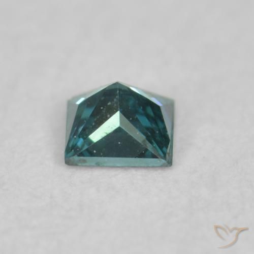 Diamante Verde natural de 0.04 ct, Cuadrado, VVS-VS