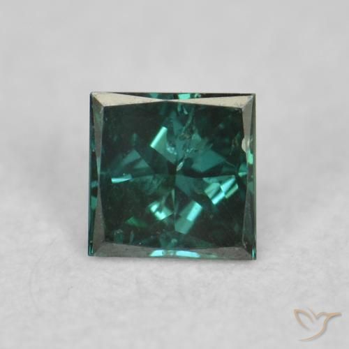 0.06ct Natural Verde Diamante, Cuadrado, VVS-VS