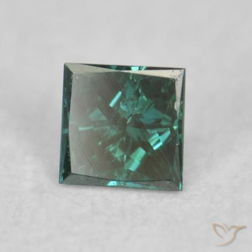 Diamante Verde natural de 0.06 ct, Cuadrado, VVS-VS