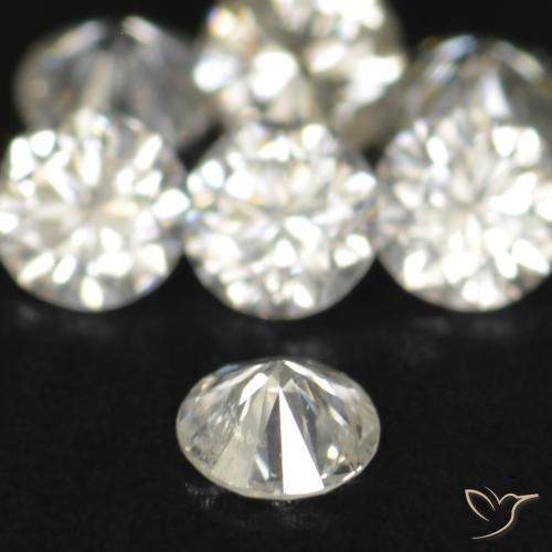 Diamante L natural de 0.04 ct, Redondo, VS-SI