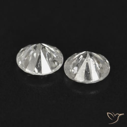 Gemas de Diamante I natural de 0.18 ct, Corte Redondo, SI
